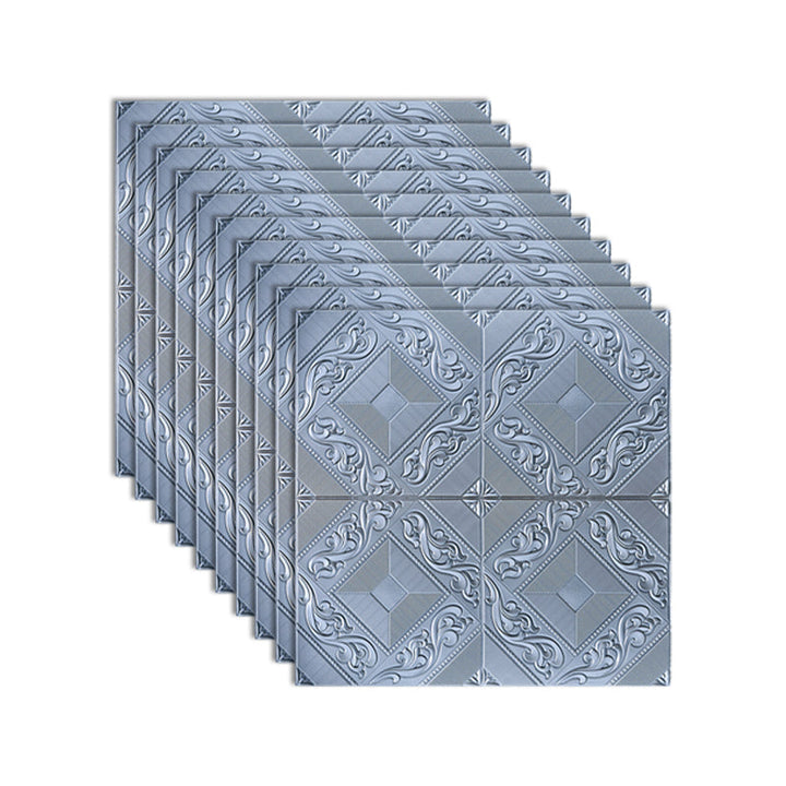 Lisslune | Modern Tin Backsplash Cover Three-Dimensional Printing Wall Ceiling Panel