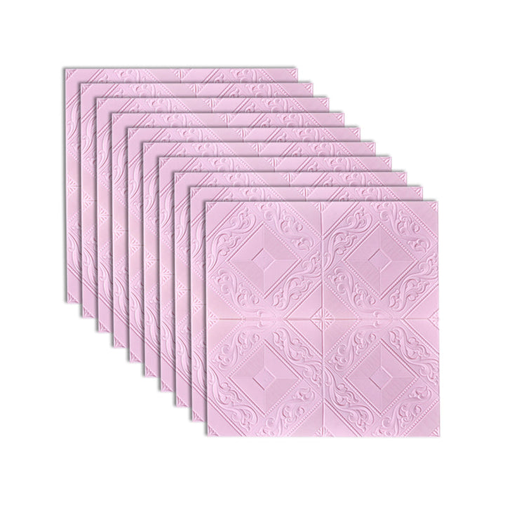 Lisslune | Modern Tin Backsplash Cover Three-Dimensional Printing Wall Ceiling Panel