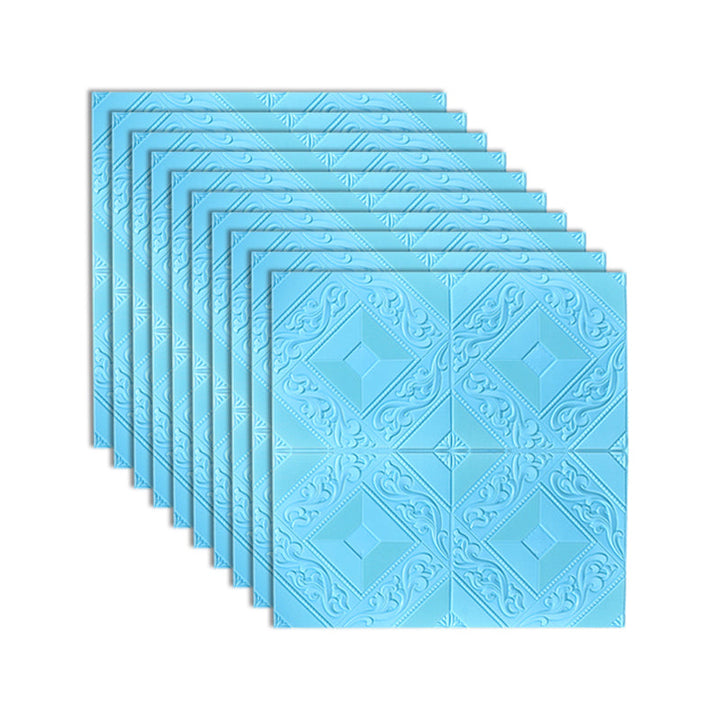 Lisslune | Modern Tin Backsplash Cover Three-Dimensional Printing Wall Ceiling Panel