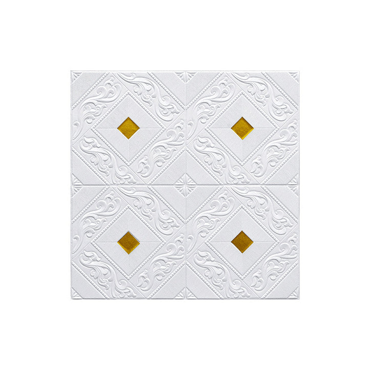 Lisslune | Modern Tin Backsplash Cover Three-Dimensional Printing Wall Ceiling Panel