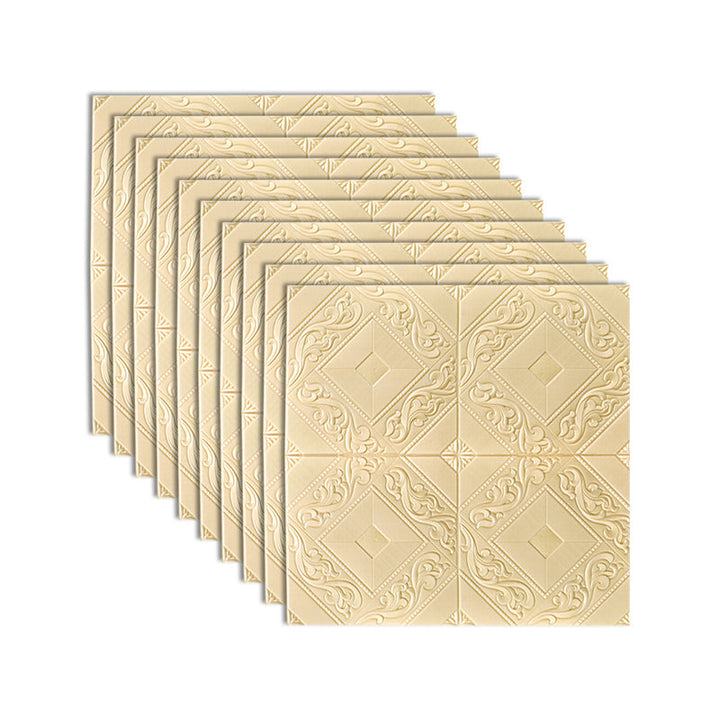Lisslune | Modern Tin Backsplash Cover Three-Dimensional Printing Wall Ceiling Panel
