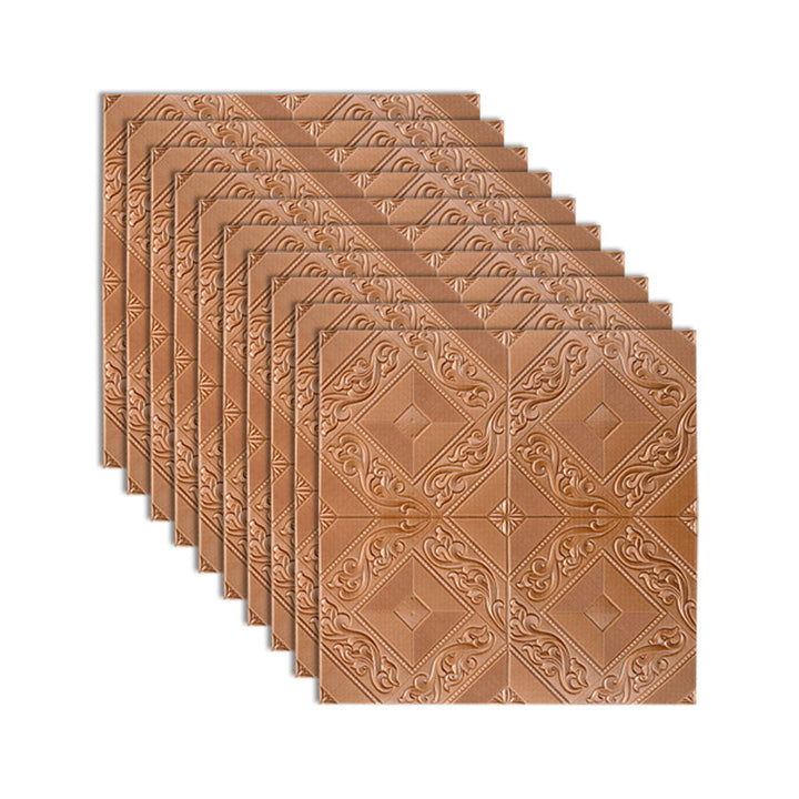 Lisslune | Modern Tin Backsplash Cover Three-Dimensional Printing Wall Ceiling Panel