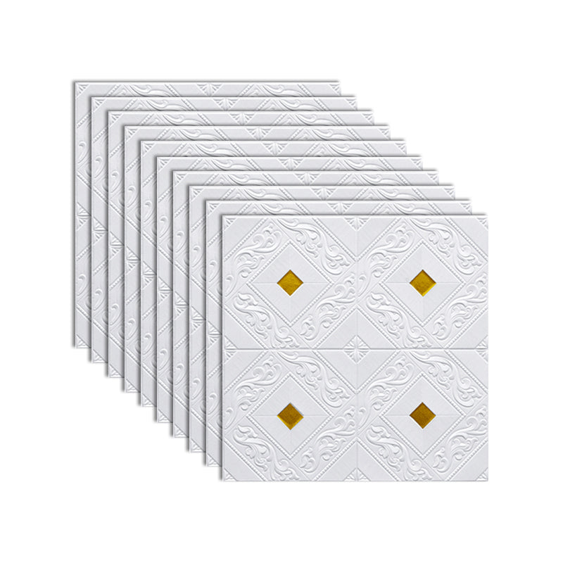 Lisslune | Modern Tin Backsplash Cover Three-Dimensional Printing Wall Ceiling Panel