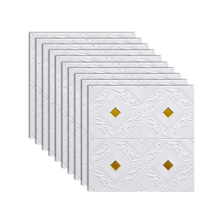 Lisslune | Modern Tin Backsplash Cover Three-Dimensional Printing Wall Ceiling Panel