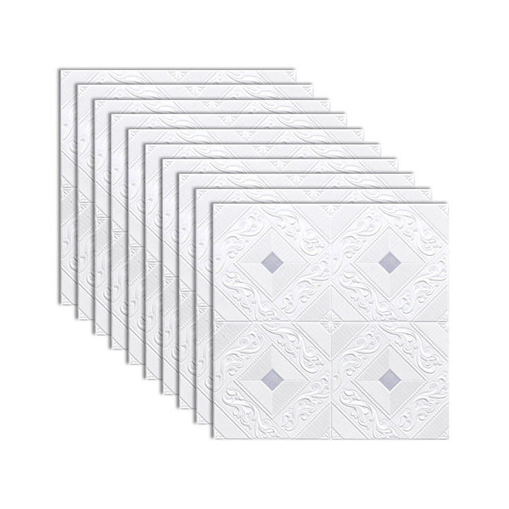 Lisslune | Modern Tin Backsplash Cover Three-Dimensional Printing Wall Ceiling Panel