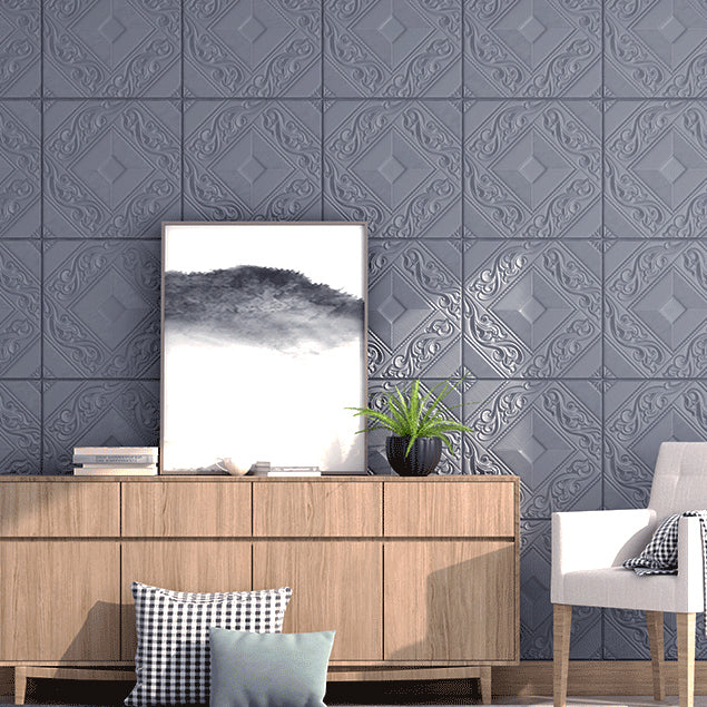 Lisslune | Modern Tin Backsplash Cover Three-Dimensional Printing Wall Ceiling Panel