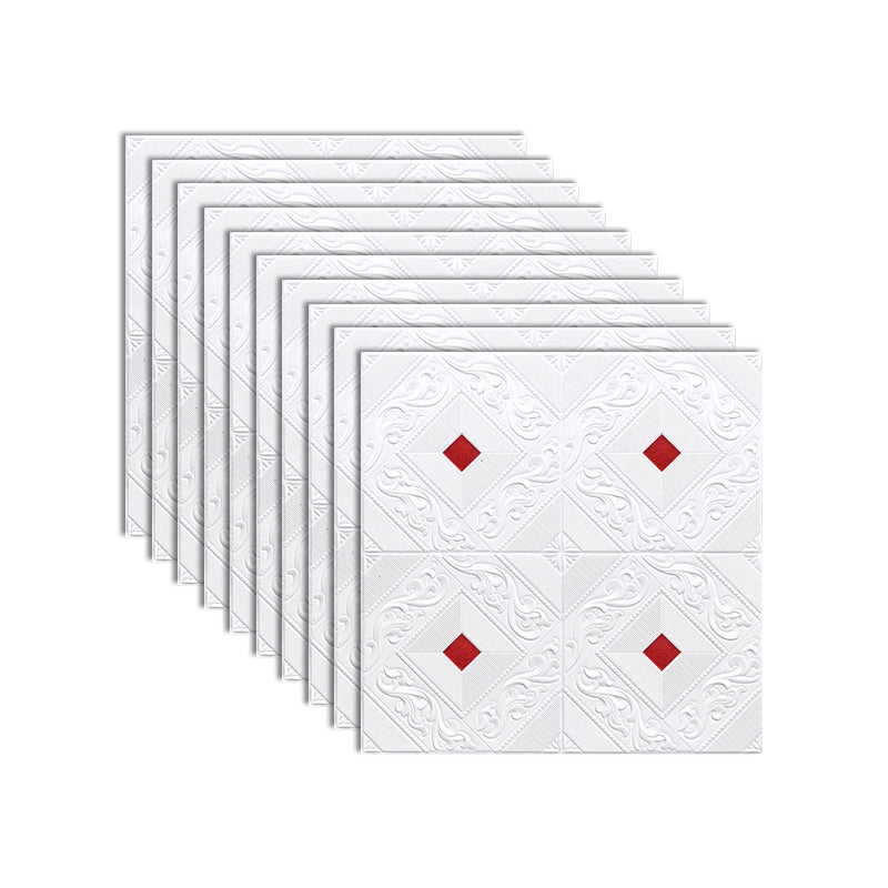 Lisslune | Modern Tin Backsplash Cover Three-Dimensional Printing Wall Ceiling Panel