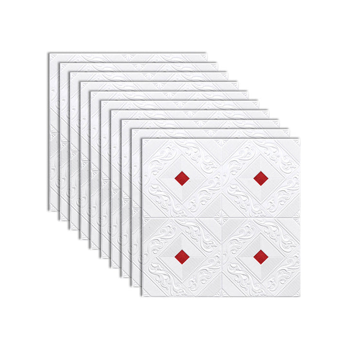 Lisslune | Modern Tin Backsplash Cover Three-Dimensional Printing Wall Ceiling Panel