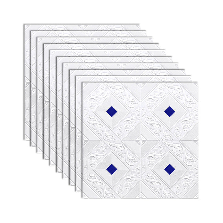 Lisslune | Modern Tin Backsplash Cover Three-Dimensional Printing Wall Ceiling Panel