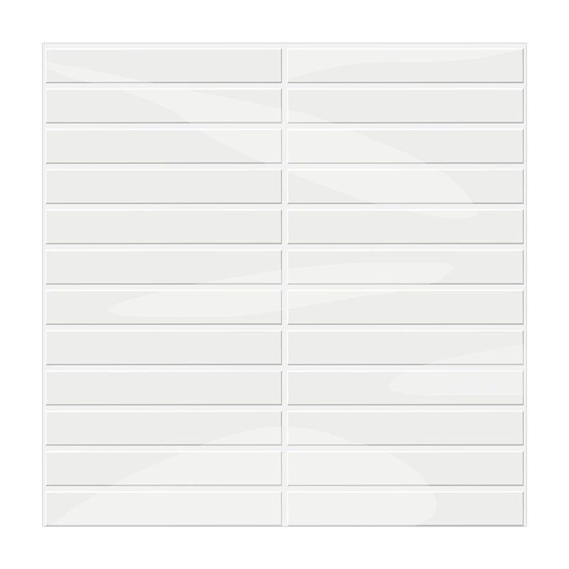 Lisslune | Modern Peel & Stick Subway Tiles PVC Rectangular Peel-and-Stick Wall Cladding