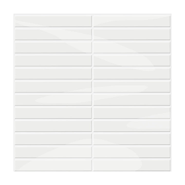 Lisslune | Modern Peel & Stick Subway Tiles PVC Rectangular Peel-and-Stick Wall Cladding