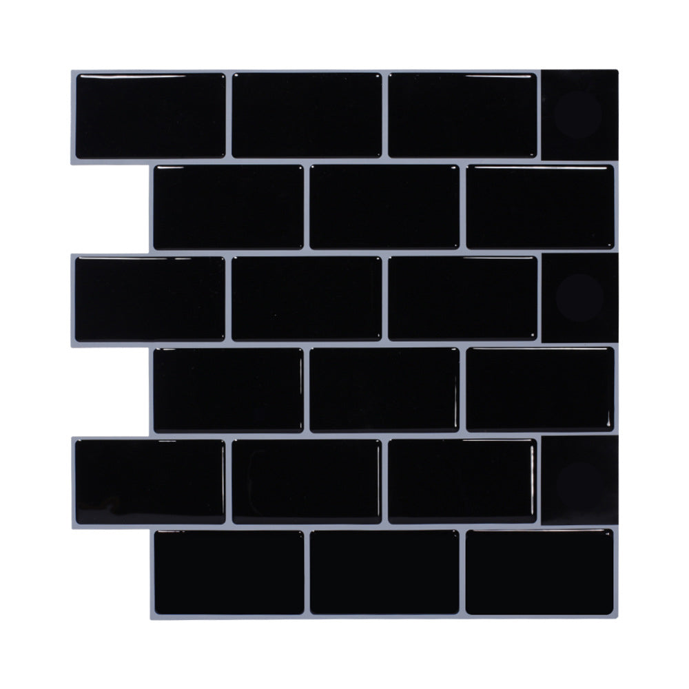 Lisslune | Modern Tile Peel & Stick PVC Rectangular Subway Tile Peel and Stick Wall Tile