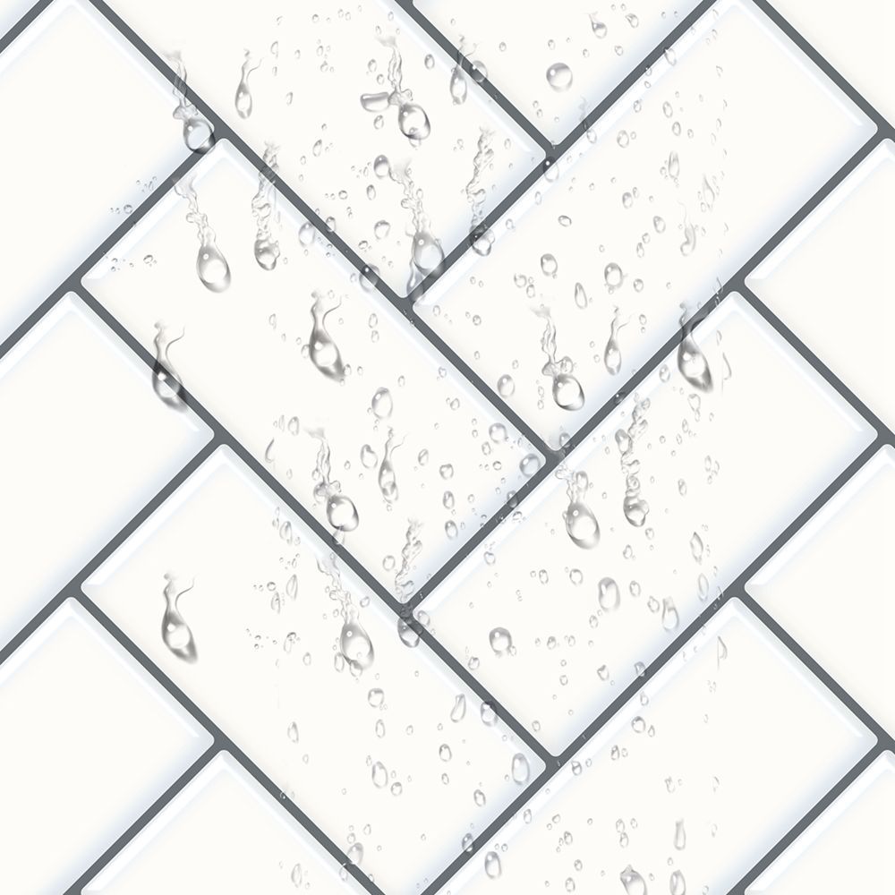 Lisslune | Matte Square Peel & Stick Tile Stone Composite Subway Tile for Kitchen Backsplash