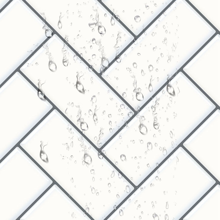 Lisslune | Matte Square Peel & Stick Tile Stone Composite Subway Tile for Kitchen Backsplash