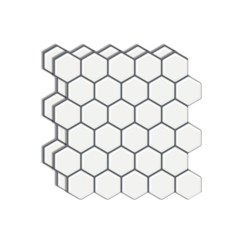 Lisslune | Matte Square Peel & Stick Tile Stone Composite Subway Tile for Kitchen Backsplash