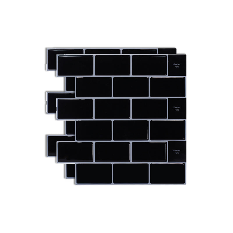 Lisslune | Square Peel & Stick Tile Stone Composite Tile for Kitchen Backsplash