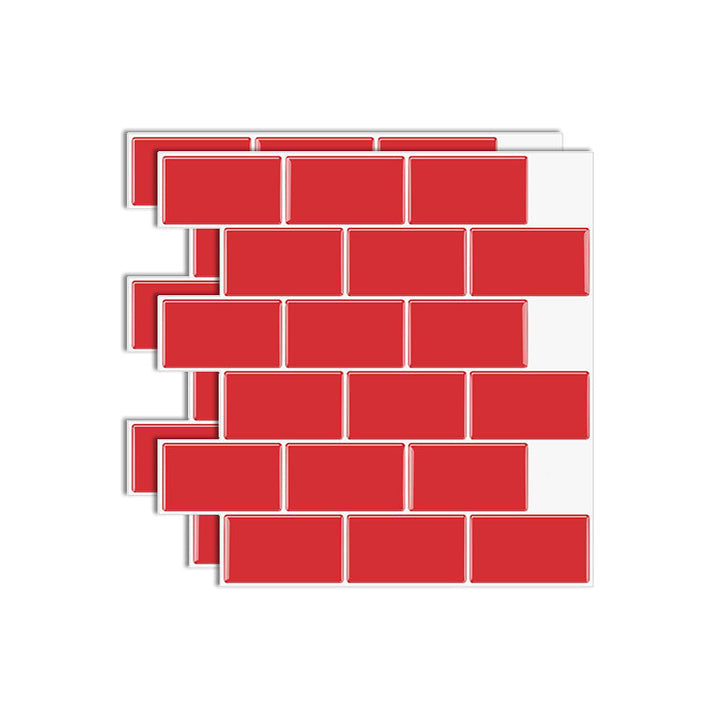 Lisslune | Square Peel & Stick Tile Stone Composite Tile for Kitchen Backsplash