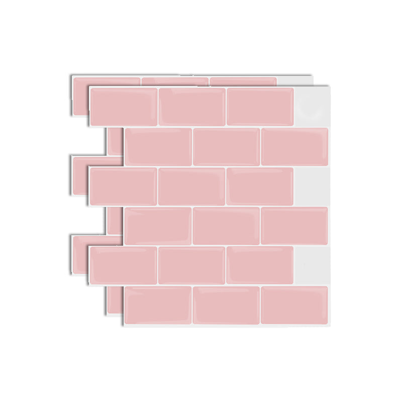 Lisslune | Square Peel & Stick Tile Stone Composite Tile for Kitchen Backsplash