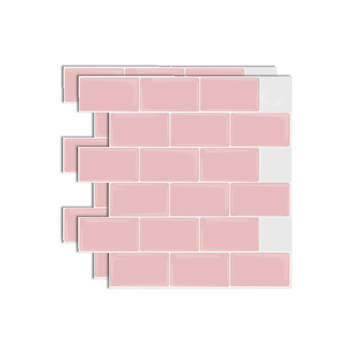 Lisslune | Square Peel & Stick Tile Stone Composite Tile for Kitchen Backsplash
