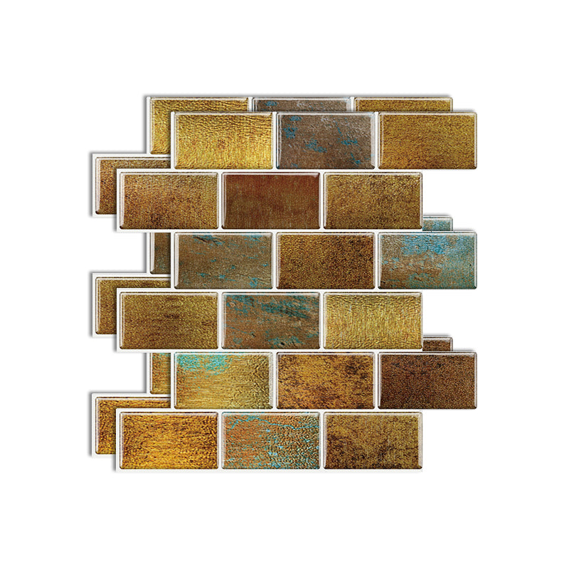 Lisslune | Square Peel & Stick Tile Stone Composite Tile for Kitchen Backsplash