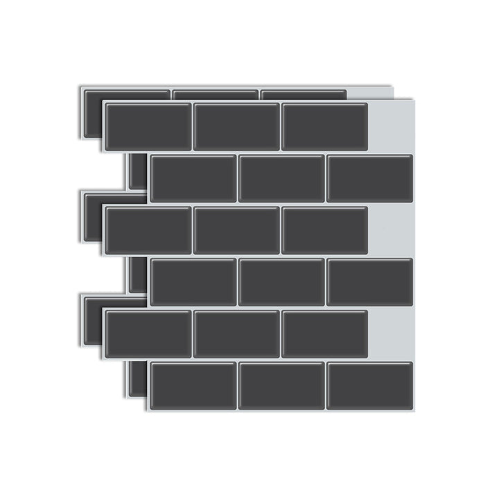 Lisslune | Square Peel & Stick Tile Stone Composite Tile for Kitchen Backsplash