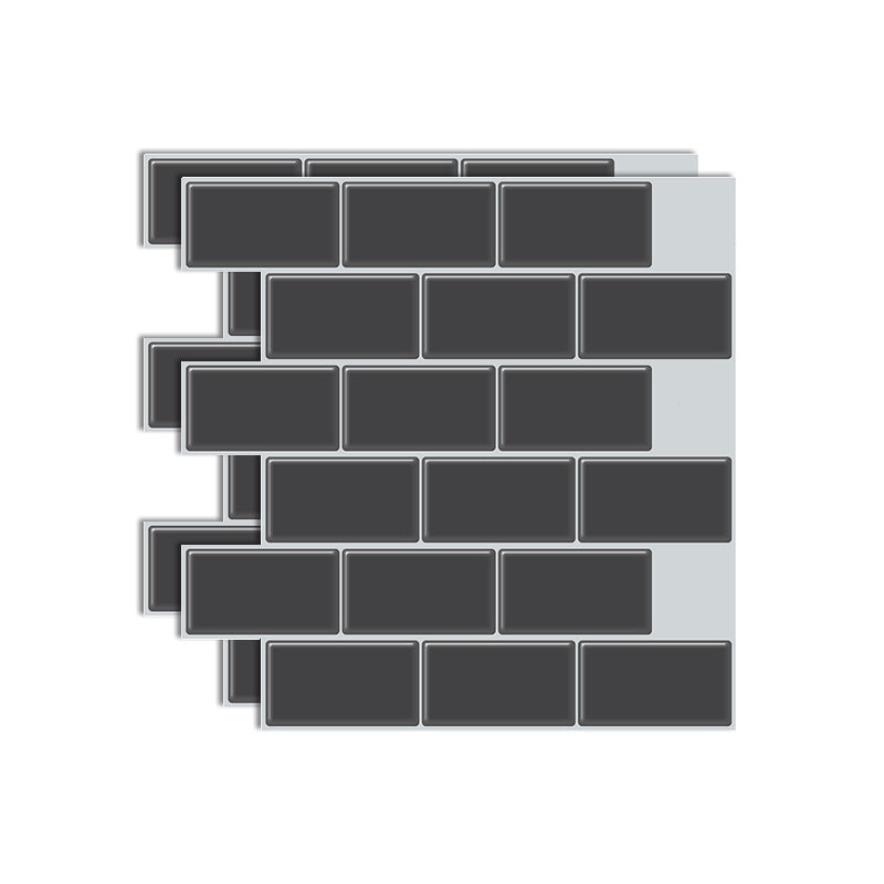 Lisslune | Square Peel & Stick Tile Stone Composite Tile for Kitchen Backsplash