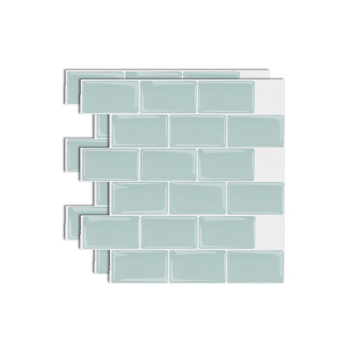 Lisslune | Square Peel & Stick Tile Stone Composite Tile for Kitchen Backsplash