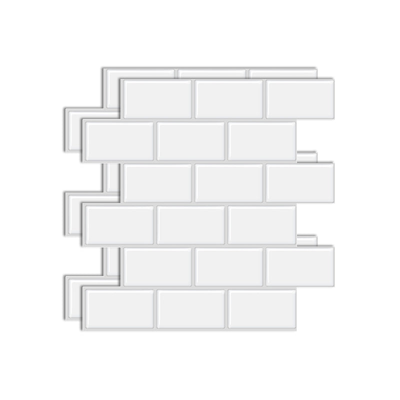Lisslune | Square Peel & Stick Tile Stone Composite Tile for Kitchen Backsplash