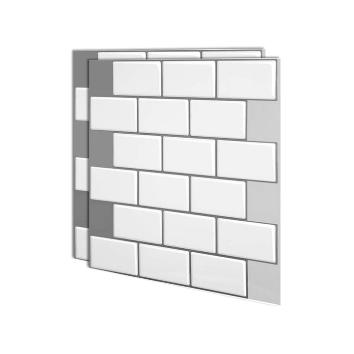 Lisslune | Square Peel & Stick Tile Stone Composite Tile for Kitchen Backsplash