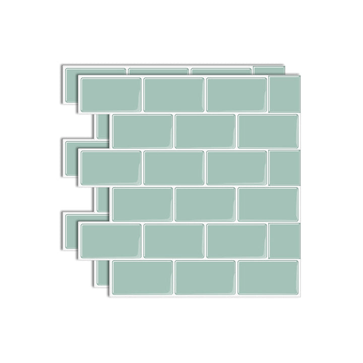 Lisslune | Square Peel & Stick Tile Stone Composite Tile for Kitchen Backsplash