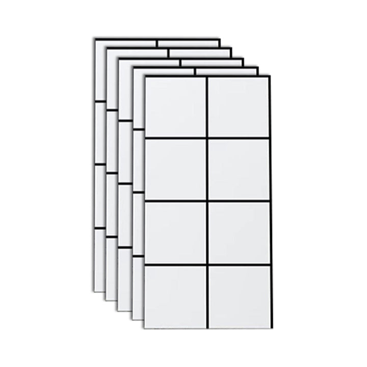 Lisslune | Stain Resistant Peel & Stick Tile Marble Effect Single Tile for Kitchen Backsplash