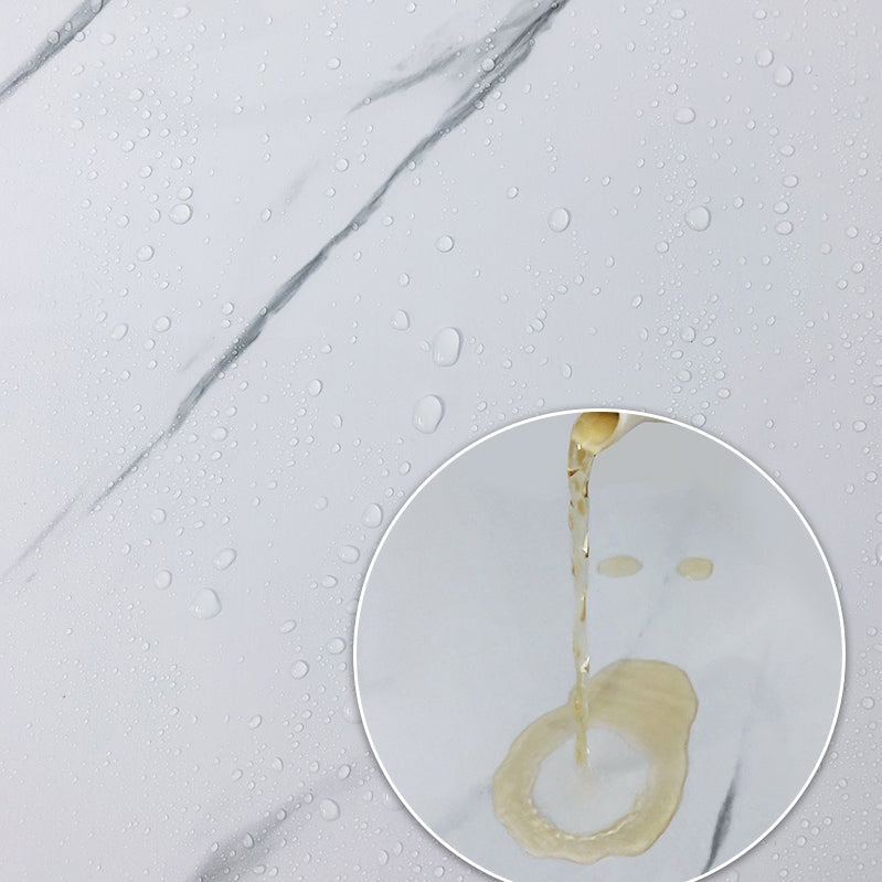 Lisslune | Stain Resistant Peel & Stick Tile Marble Effect Single Tile for Kitchen Backsplash