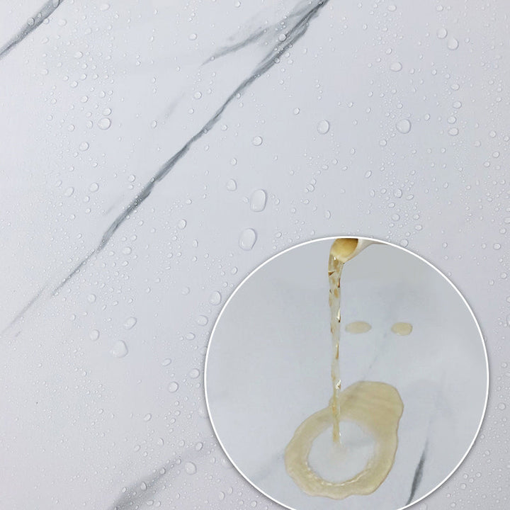 Lisslune | Stain Resistant Peel & Stick Tile Marble Effect Single Tile for Kitchen Backsplash