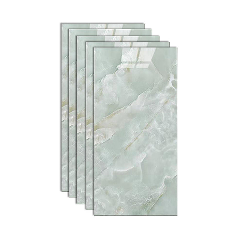 Lisslune | Stain Resistant Peel & Stick Tile Marble Effect Single Tile for Kitchen Backsplash
