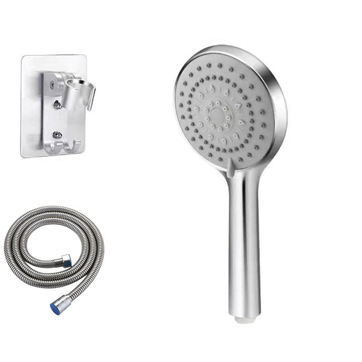 Lisslune | Modern Adjustable Handheld Showerhead Chrome Round Handheld Showerhead