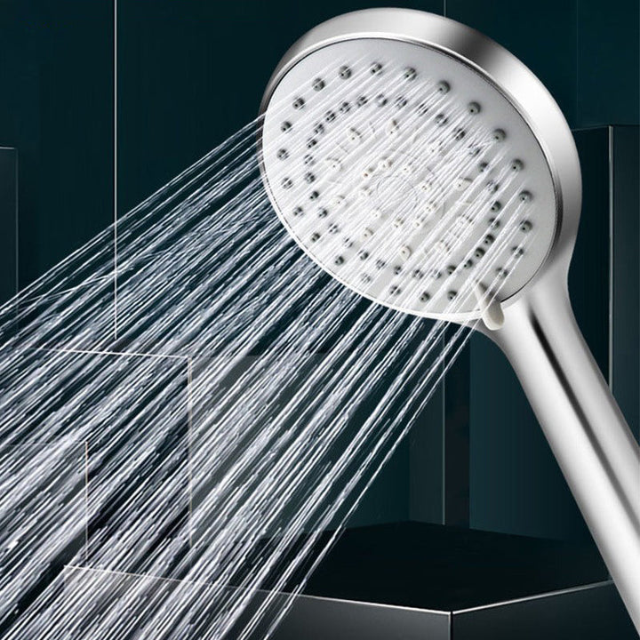 Lisslune | Modern Adjustable Handheld Showerhead Chrome Round Handheld Showerhead