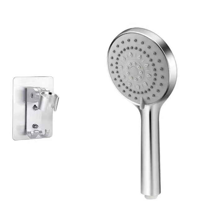 Lisslune | Modern Adjustable Handheld Showerhead Chrome Round Handheld Showerhead