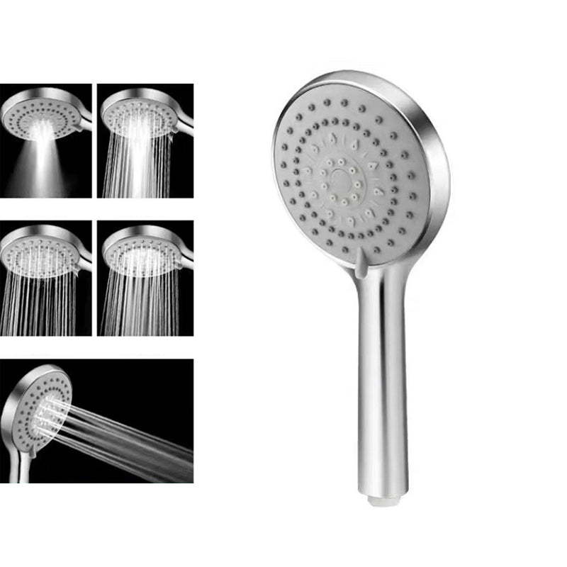 Lisslune | Modern Adjustable Handheld Showerhead Chrome Round Handheld Showerhead