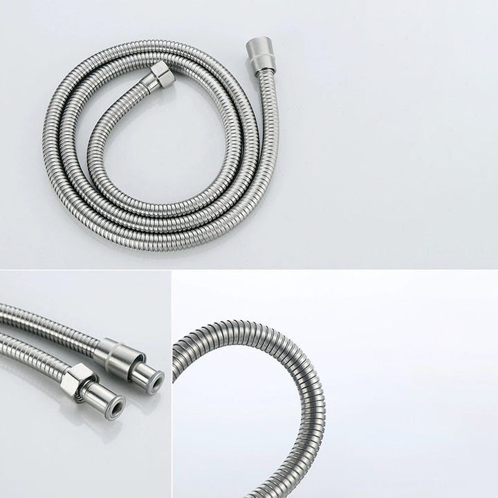 Lisslune | Modern Hand Shower Stainless Steel Handheld Showerhead Wall Mounted Shower Combination