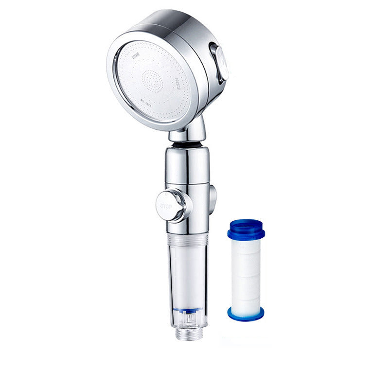 Lisslune | Modern handheld shower stainless steel adjustable shower head water-saving shower combo