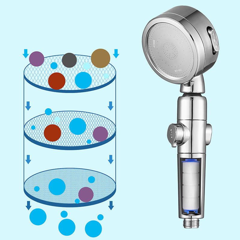 Lisslune | Modern handheld shower stainless steel adjustable shower head water-saving shower combo