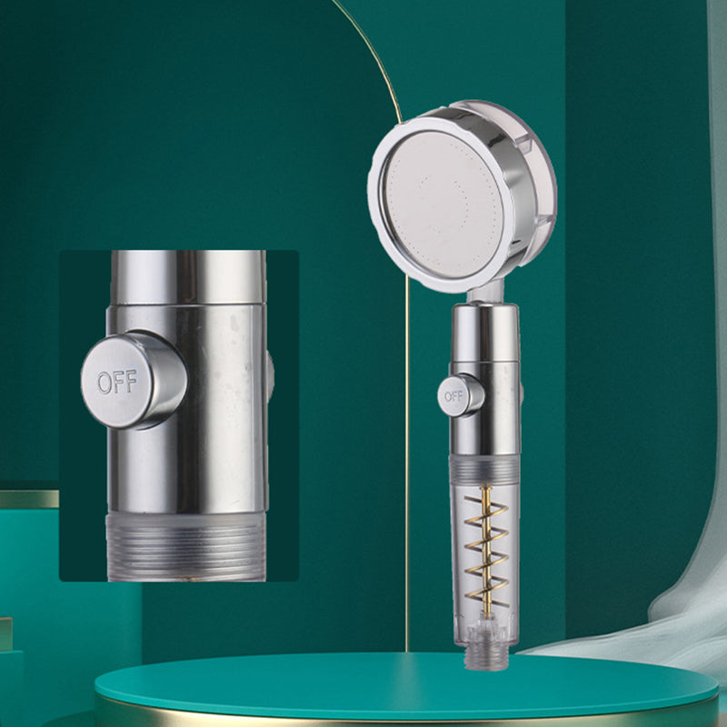 Lisslune | Plastic Shower Head Round Handheld Shower Head with Adjustable Water Flow