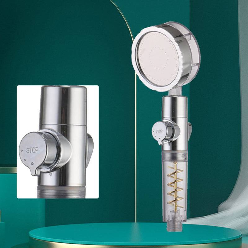 Lisslune | Plastic Shower Head Round Handheld Shower Head with Adjustable Water Flow