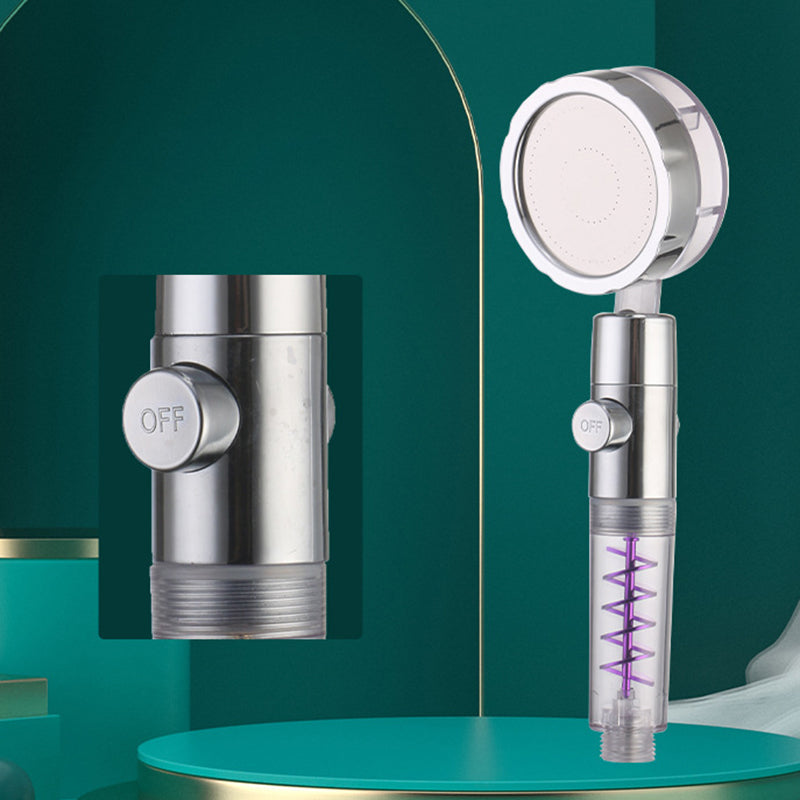 Lisslune | Plastic Shower Head Round Handheld Shower Head with Adjustable Water Flow