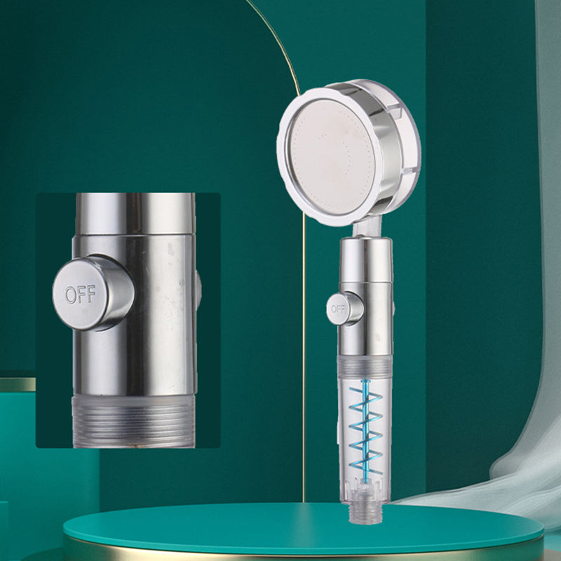 Lisslune | Plastic Shower Head Round Handheld Shower Head with Adjustable Water Flow