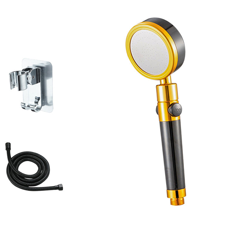 Lisslune | Metal Shower Head Round Hand Shower with Adjustable Shower Heads