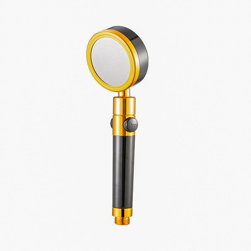 Lisslune | Metal Shower Head Round Hand Shower with Adjustable Shower Heads