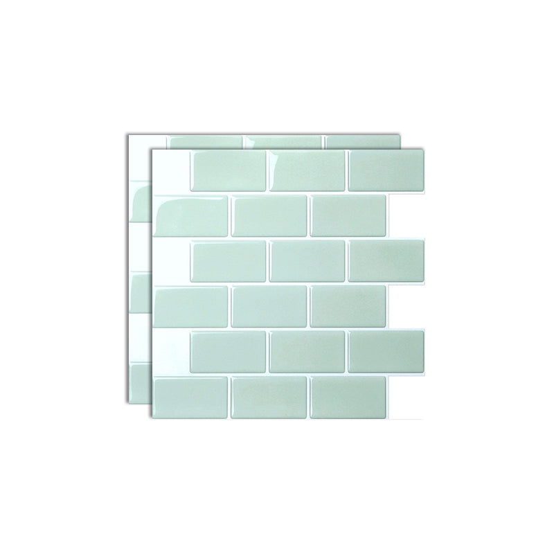 Lisslune | Square Peel & Stick Tile Stone Composite Subway Tile for Backsplash Wall