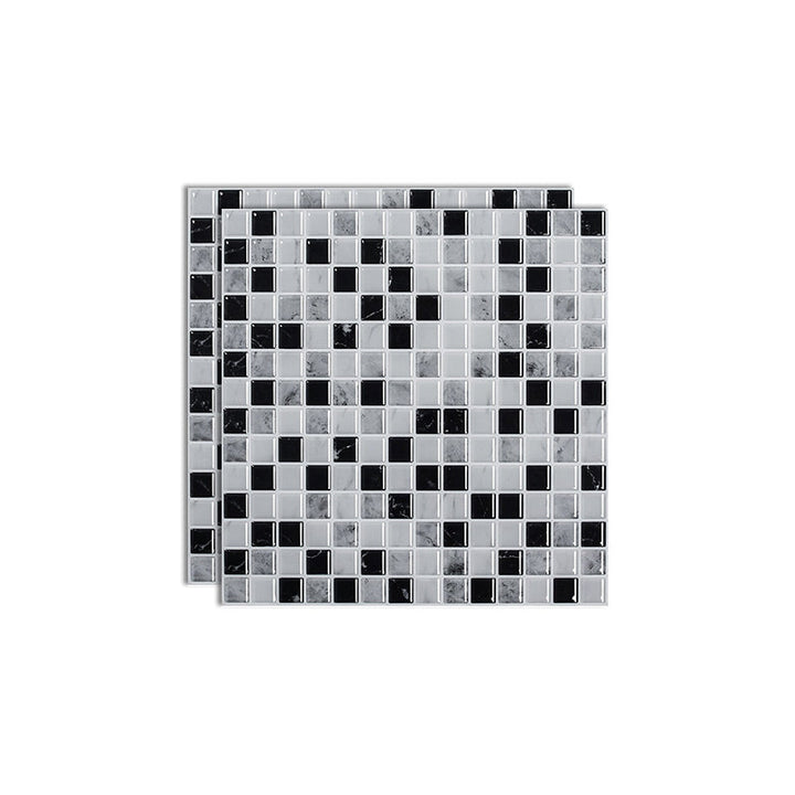 Lisslune | Square Peel & Stick Tile Stone Composite Subway Tile for Backsplash Wall