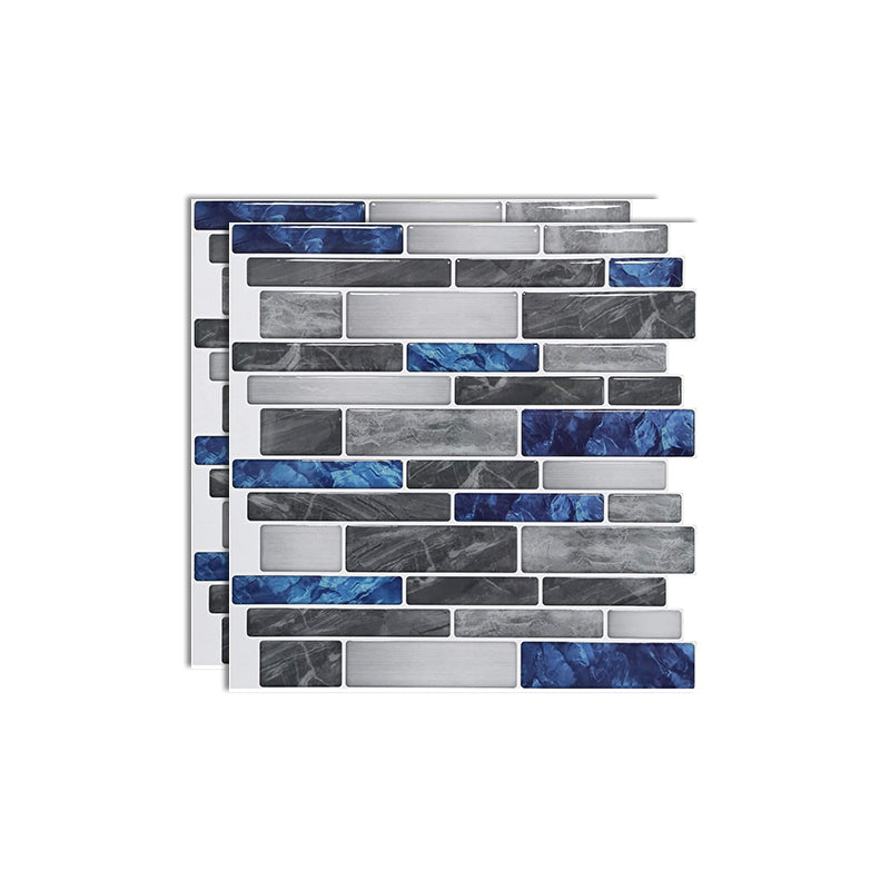 Lisslune | Square Peel & Stick Tile Stone Composite Subway Tile for Backsplash Wall